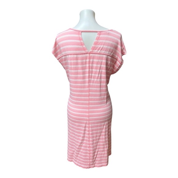 NWOT T by Talbots Pink and White Dress with Pockets - Picture 2 of 6